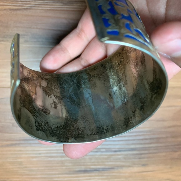 Vintage Filigree Bangle Jewelry Bracelet - Picture 3 of 8